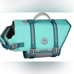 NEW/SEALED VIVAGLORY Rip Stop Dog Life Jacket with Handle - Medium